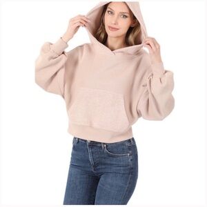 Zenana Dusty Rose Hoodie